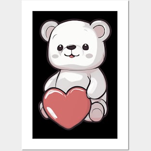 Valentine Bear Posters and Art